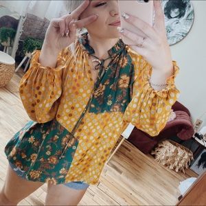 NWT Current Air LA Boutique Free People Blouse